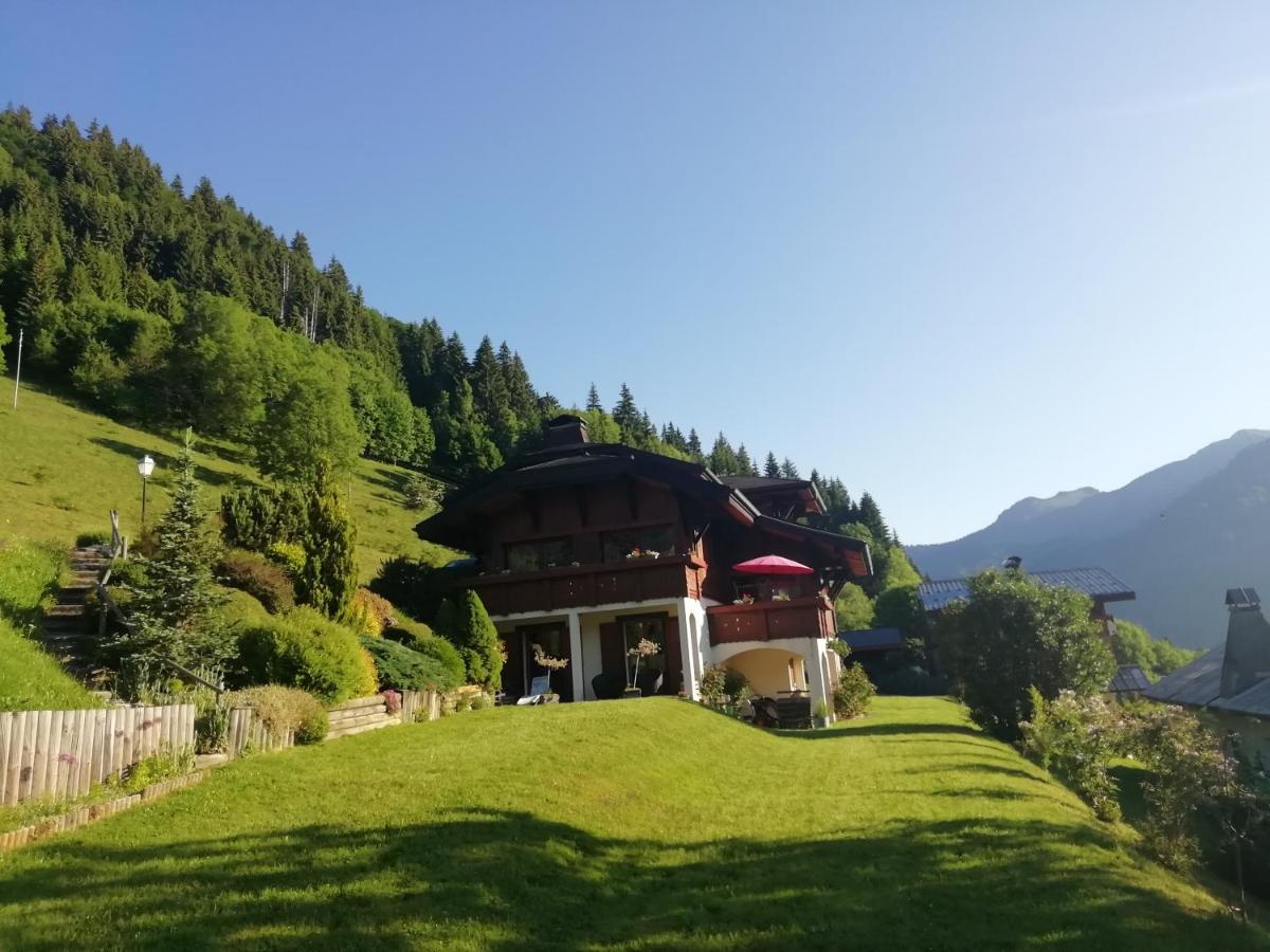 Chambres En Chalet Petit Dejeuner Inclus La Cote d'Arbroz ภายนอก รูปภาพ