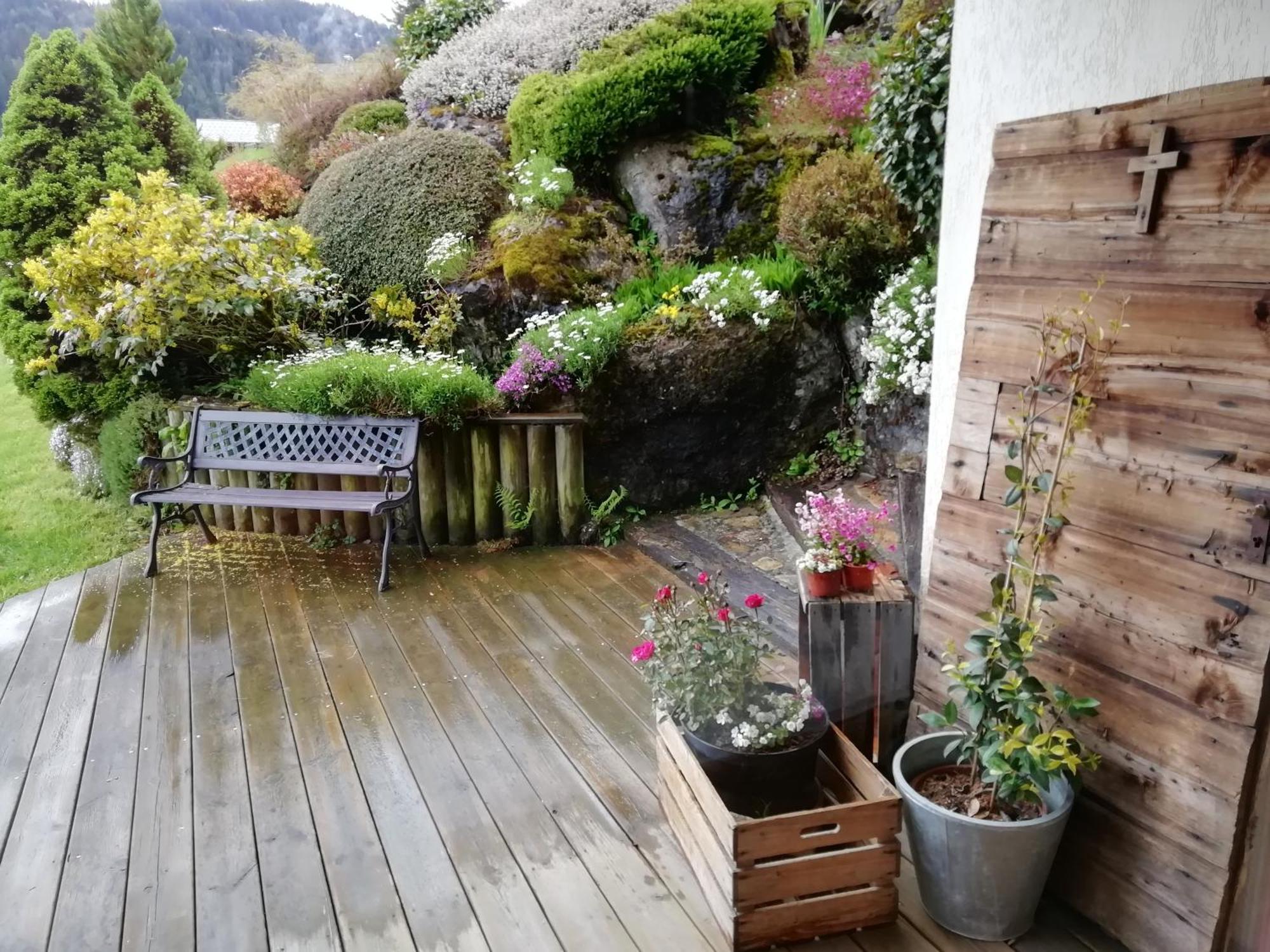 Chambres En Chalet Petit Dejeuner Inclus La Cote d'Arbroz ภายนอก รูปภาพ
